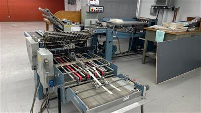 🔧📄Plieuse à poches MBO avec margeur en continu