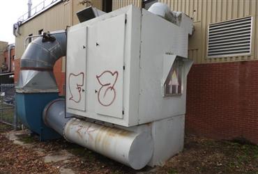 🌪️🏭 Dépoussiéreur Industriel Maxiflo 2003 — Système de Ventilation | Extérieur ⚙️♻️ 